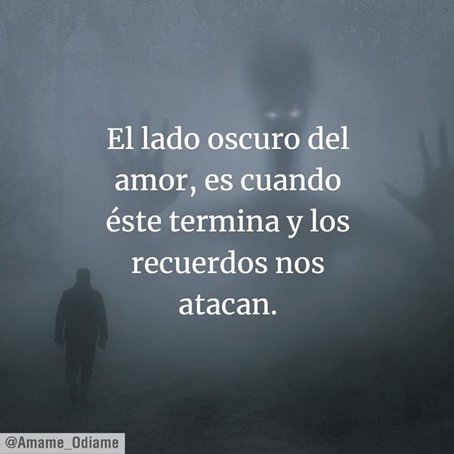 El lado oscuro del amor al terminar